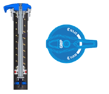 De FIT GRIP demper die in Performance vorken gebruikt gaat worden.