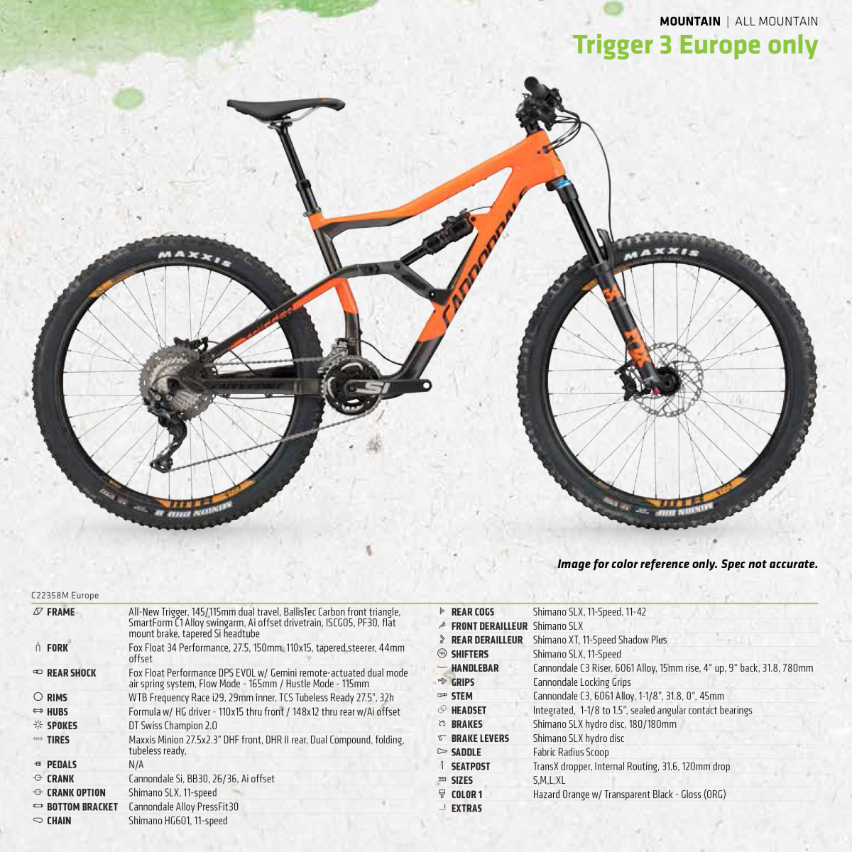 MY18_TRIGGER_3_CE_SPEC_SHEET