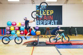 Danny MacAskill goes to the gym...