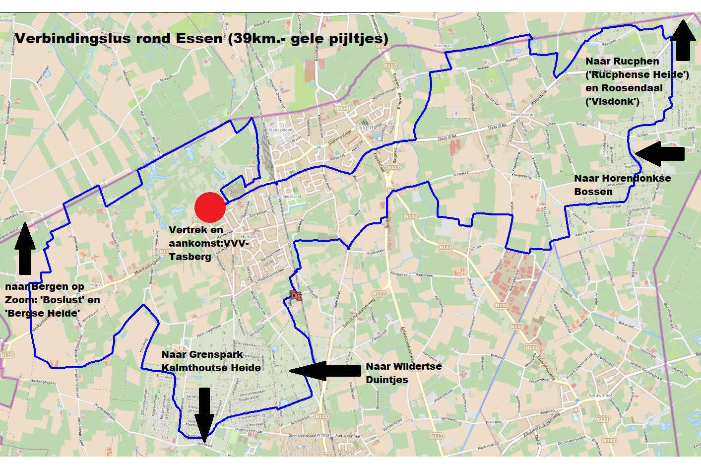 infrastructuur De lucht Om toevlucht te zoeken Mountainbikeroutes rondom Essen (België) in aanleg - Velozine
