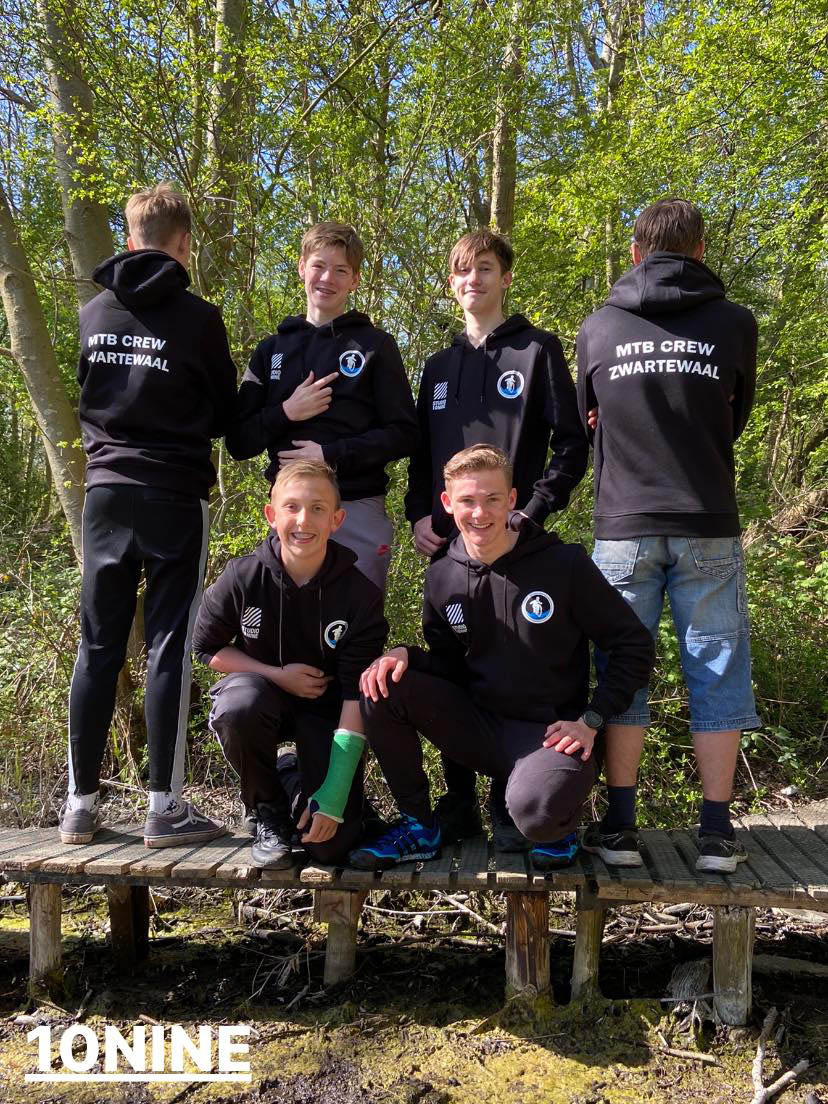 Crew mountainbikeroute Zwartewaal