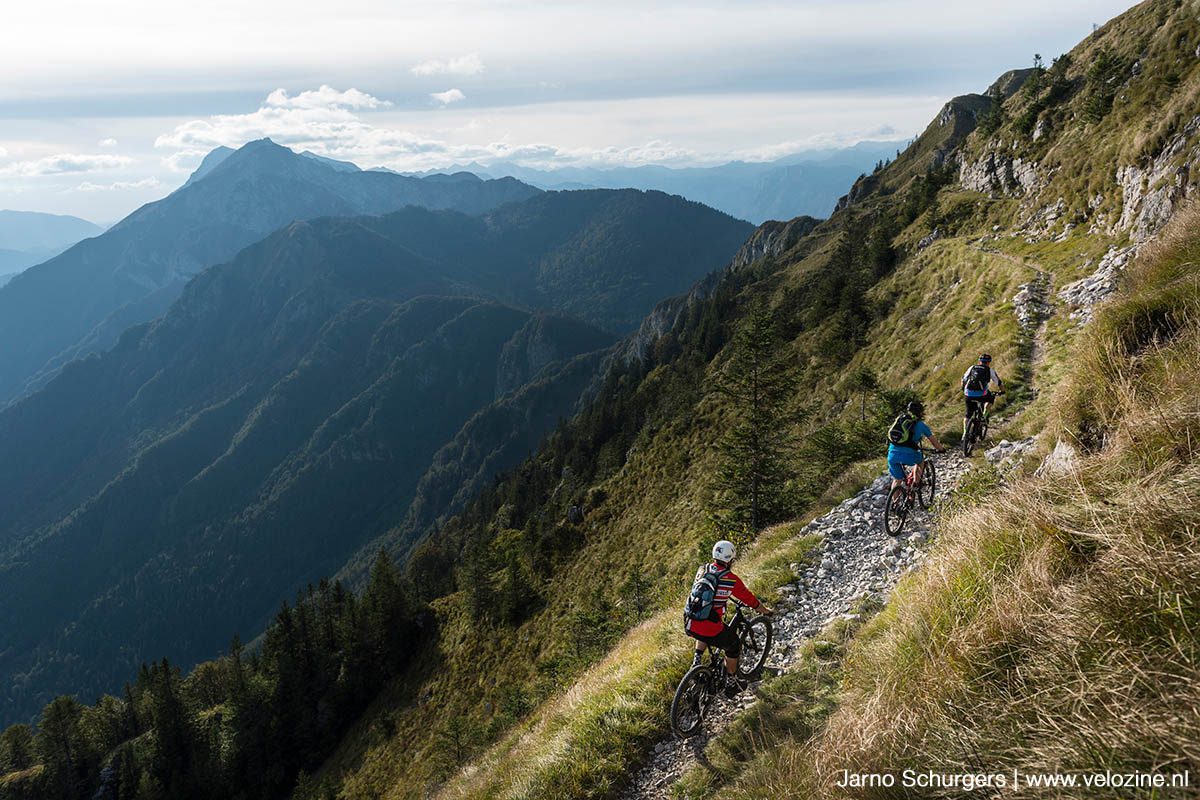 Slovenie mountainbike trail