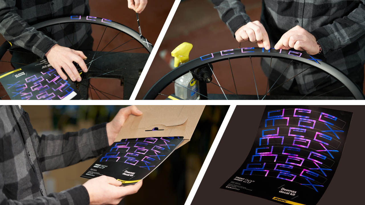 Custom Slik Graphics stickers Mavic