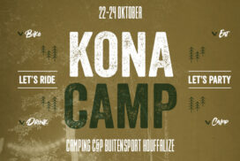 22-24 oktober: Kona Camp bij Camping C&P Buitensport Houffalize (B)