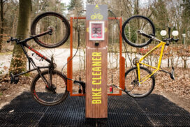 Bike Cleaner: een afsluitplaats bij mountainbikeroutes