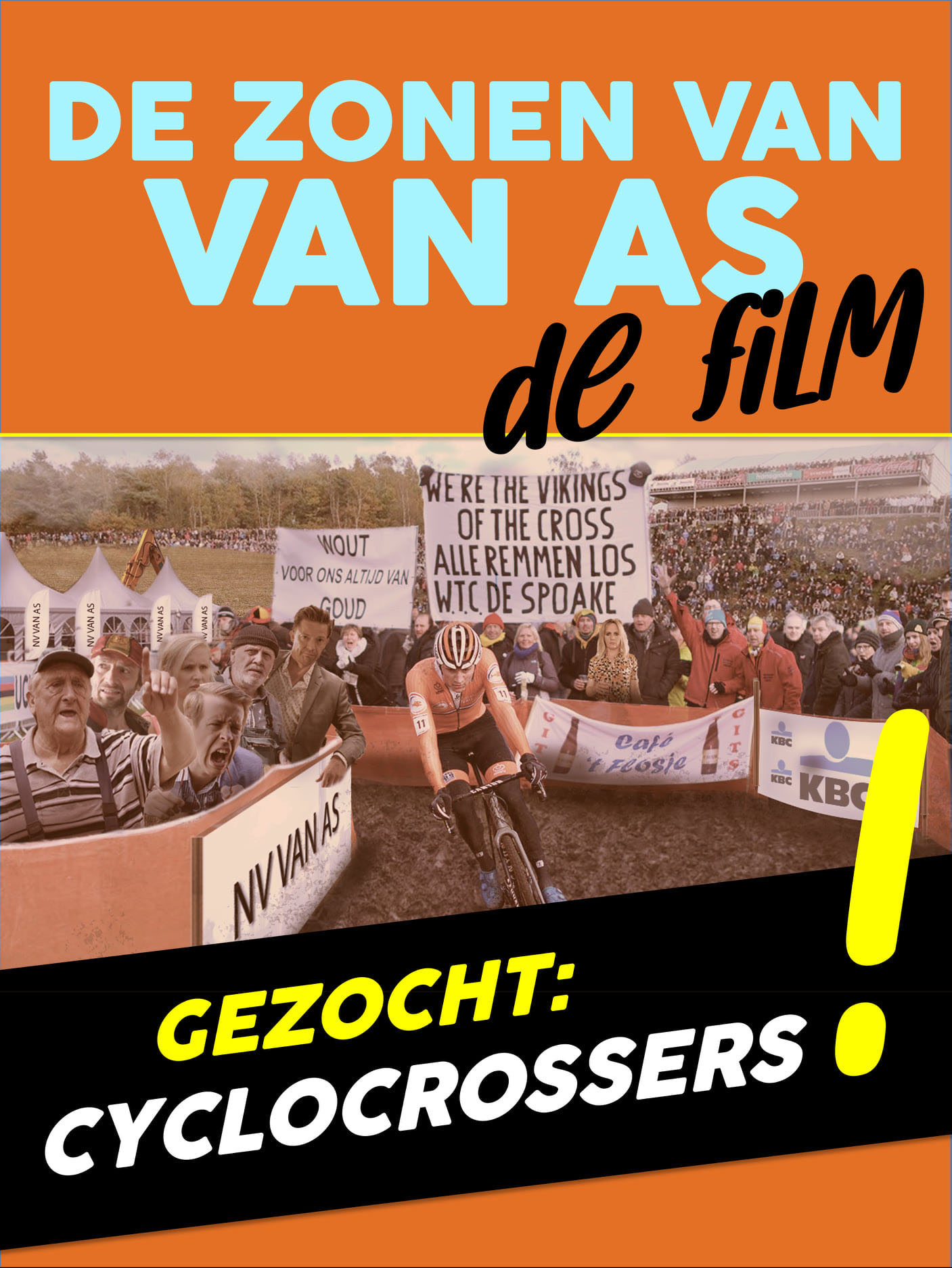 De Zonen van Van As Bioscoopfilm – Cyclocross figuranten gezocht