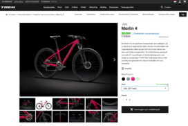 Oók bij Trek kun je je fiets en onderdelen voortaan online kopen