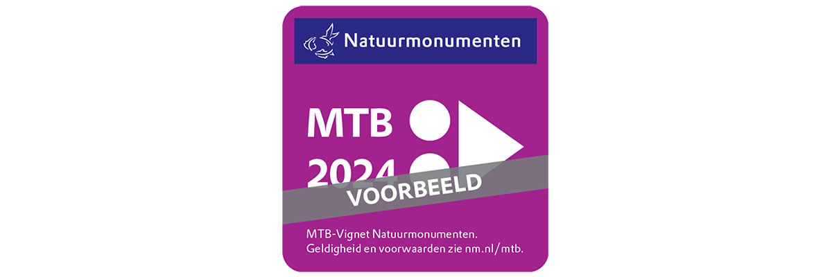 MTB Vignet Natuurmonumenten – mountainbike vergunning 2024 ATB routes 