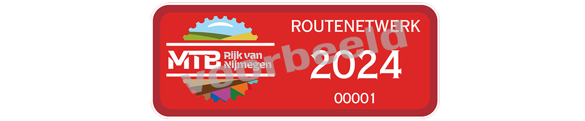 mtb route Rijk van Nijmegen – mountainbike vignet vergunning 2024 mountainbikevignetten