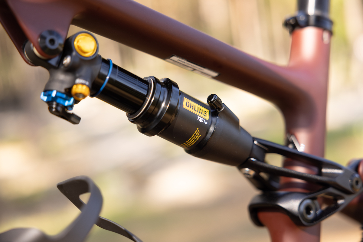 Öhlins RXC34 m.1 crosscountry voorvork en TXC achterdempers Ohlins