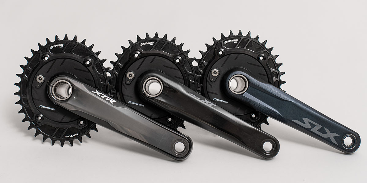 Rotor INSpider Shimano mountainbike cranks