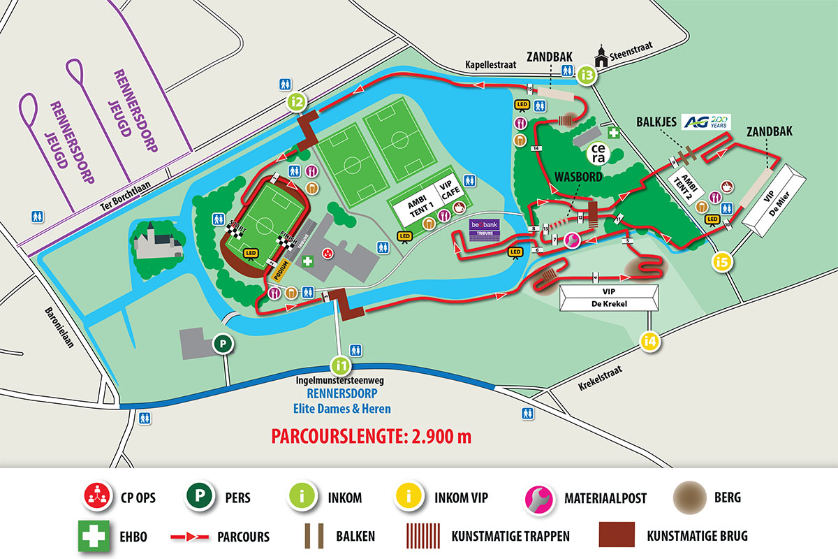 BK Meulebeke, cyclocross parcours belgisch kampioenschap veldrijden 2024