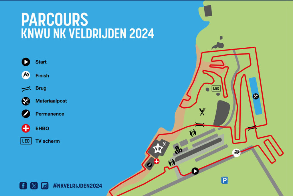 Parcours NK Veldrijden 2024 – Nederlands Kampioenschap Cyclocross Hoogeveen