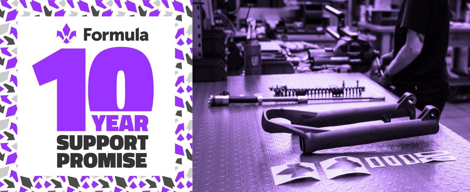 Formula biedt nu overdraagbare garantie en 10 jaar ondersteuning in service en onderdelen op alle producten na 2017