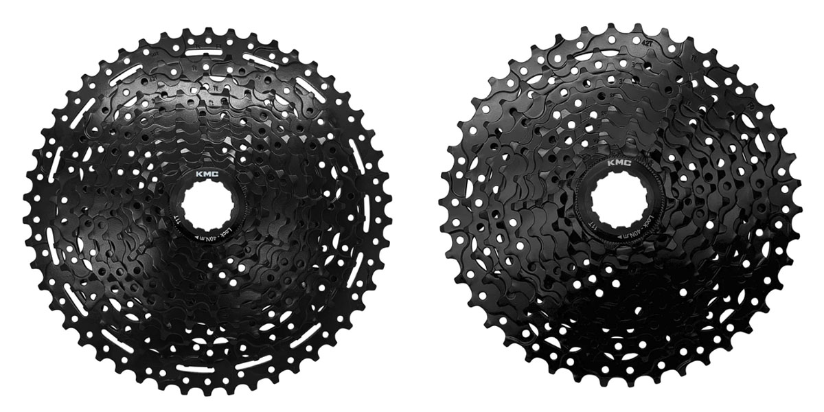 KMC React 10 en 11 speed cassettes voor Shimano, Sram en Campagnolo aandrijvingen