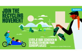 Shimano start met het inzamelen en recyclen van gebruikte schoenen Shimano_schoenen_recycling_b