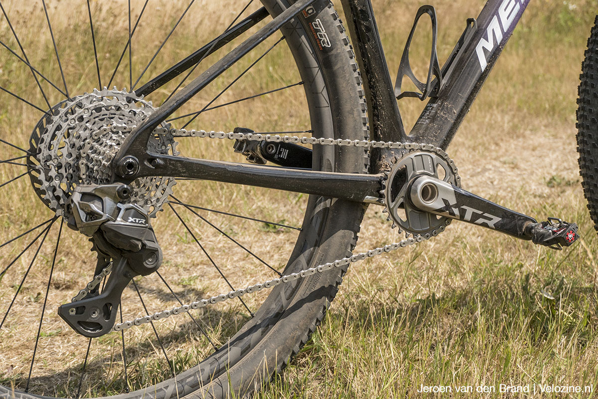 Shimano XTR M9200 Di2 12-speed op Merida Big Nine 10k 2025 crosscountry carbon hardtail mountainbike