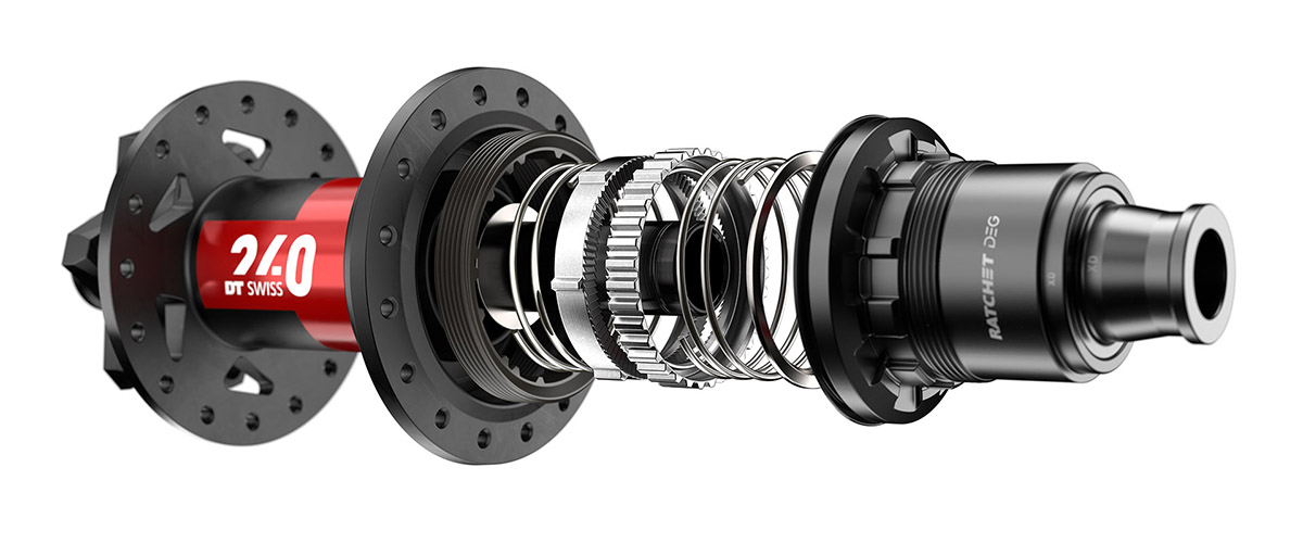 DT Swiss Ratchet DEG DF vrijloop pedaalterugslag pedal kickback