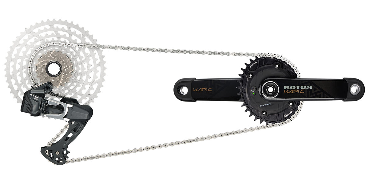 Rotor Uno draadloze mountainbike groep – 10, 11 of 12 speed