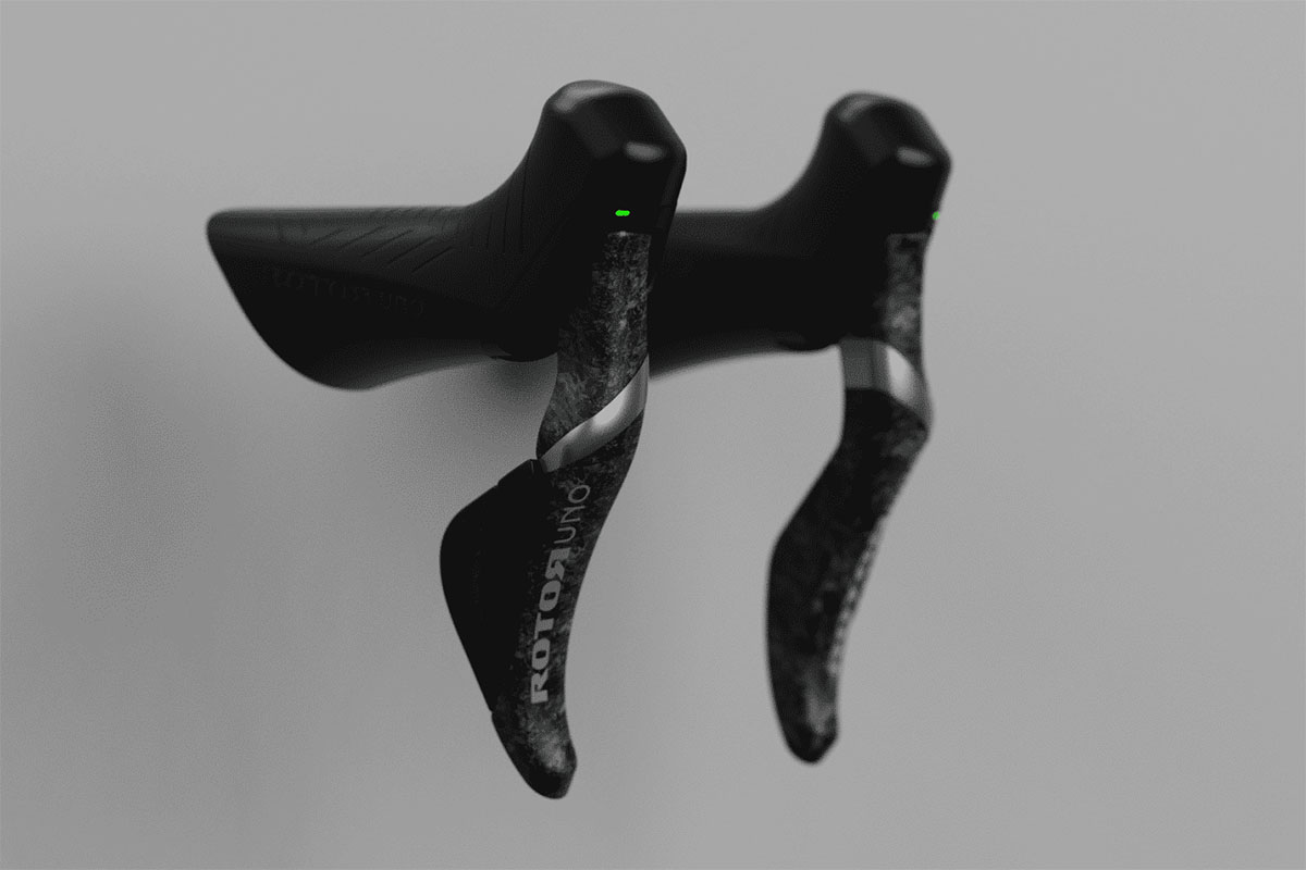 Gravelbike shifters – rem-/schakelgrepen Rotor Uno 