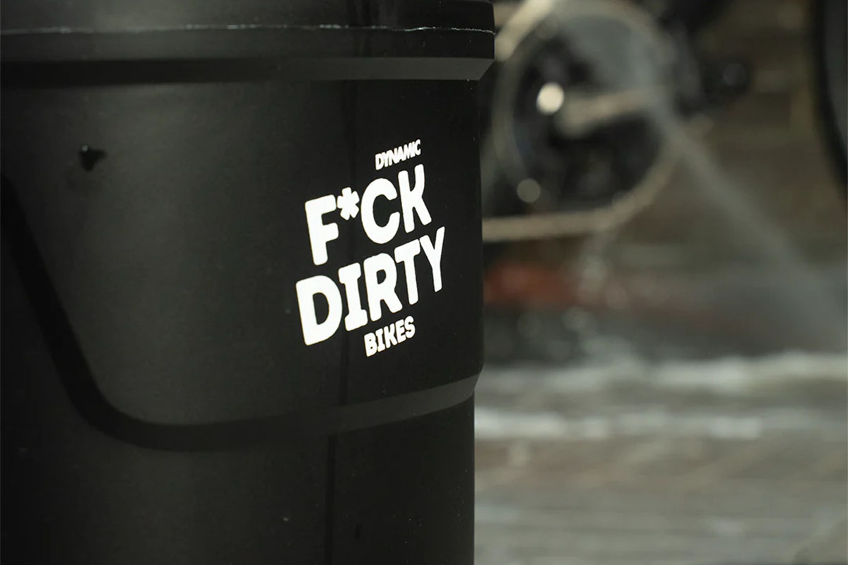 Mobiele drukreiniger voor mountainbike, gravelbike en racefiets