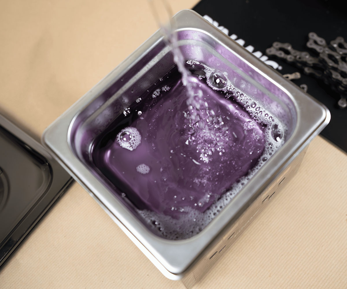 Dynamic Bike Care Super Sonic ultrasoon reiniger voor kettingen – kettingwax ontvetter