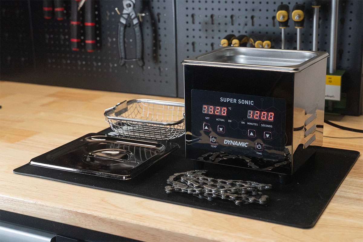 Dynamic Bike Care Super Sonic ultrasoon reiniger voor kettingen – kettingwax ontvetter