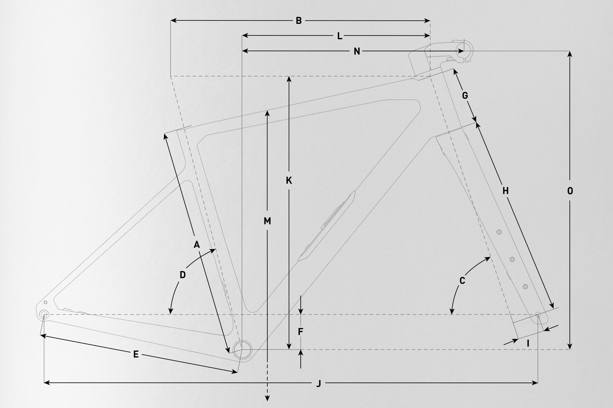 Focus Atlas 2026 gravelbike carbon aluminium geometrie tekening