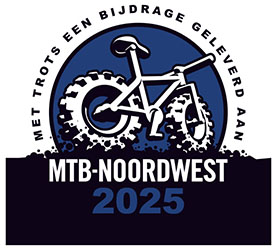 MTB Noordwest supporter-sticker – vrijwillige bijdrage voor routes in Noord-Holland