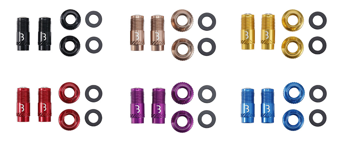 BBB CoreCap tubeless ventiel kleuren