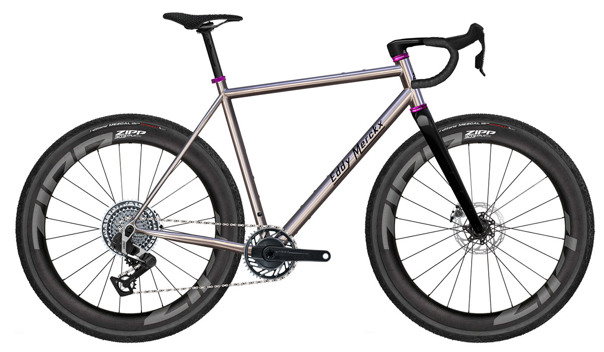 Eddy Merckx Strasbourg Ti gravelbike titanium gravel fiets