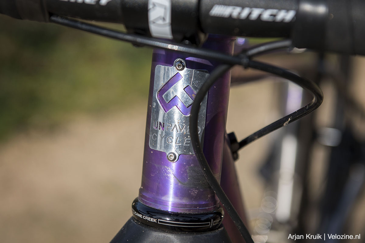Unpaved Vedder 32 inch gravelbike prototype titanium frame