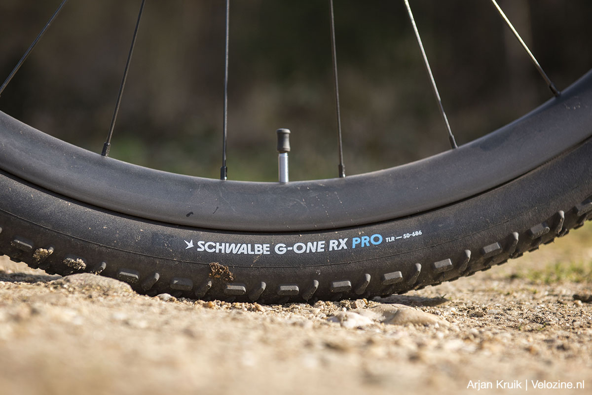 Schwalbe G-One RX Pro 32 inch gravelband op Unpaved Vedder