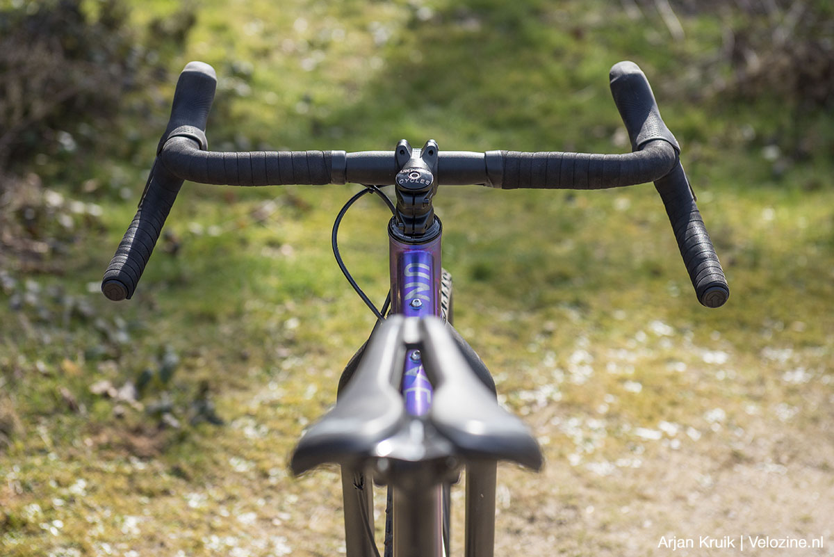Vergelijking 32 inch en 28 inch wiel op gravelbike