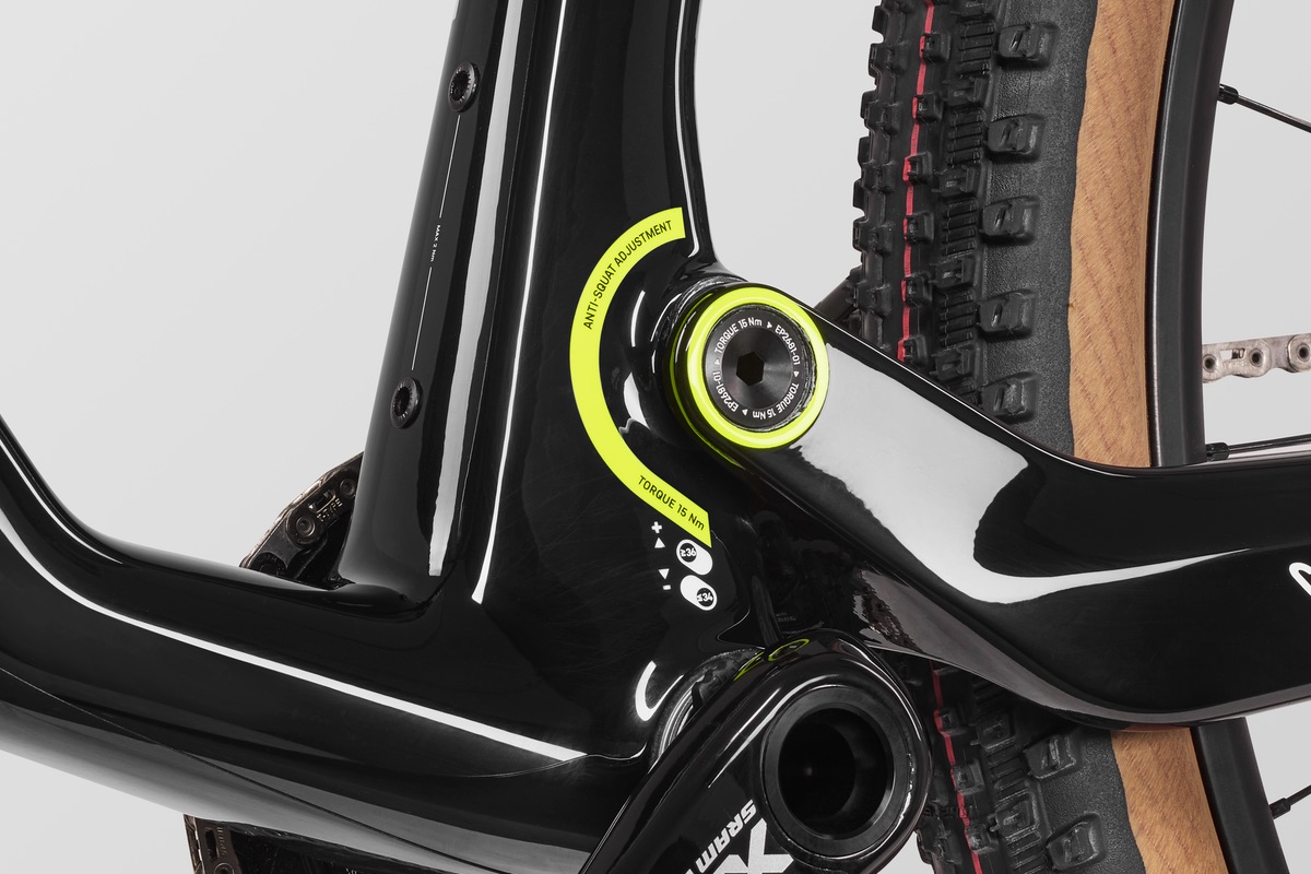 Canyon Lux Word Cup CFR anti-squat flip chip