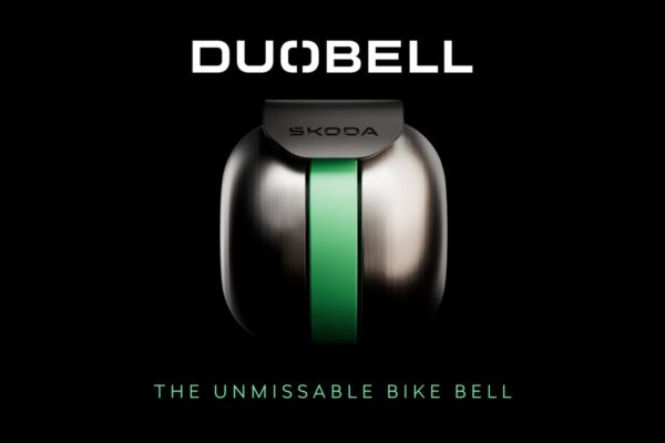 Skoda DuoBell fietsbel overstemd actieve ruisonderdrukking koptelefoon – active noise cancelling headset