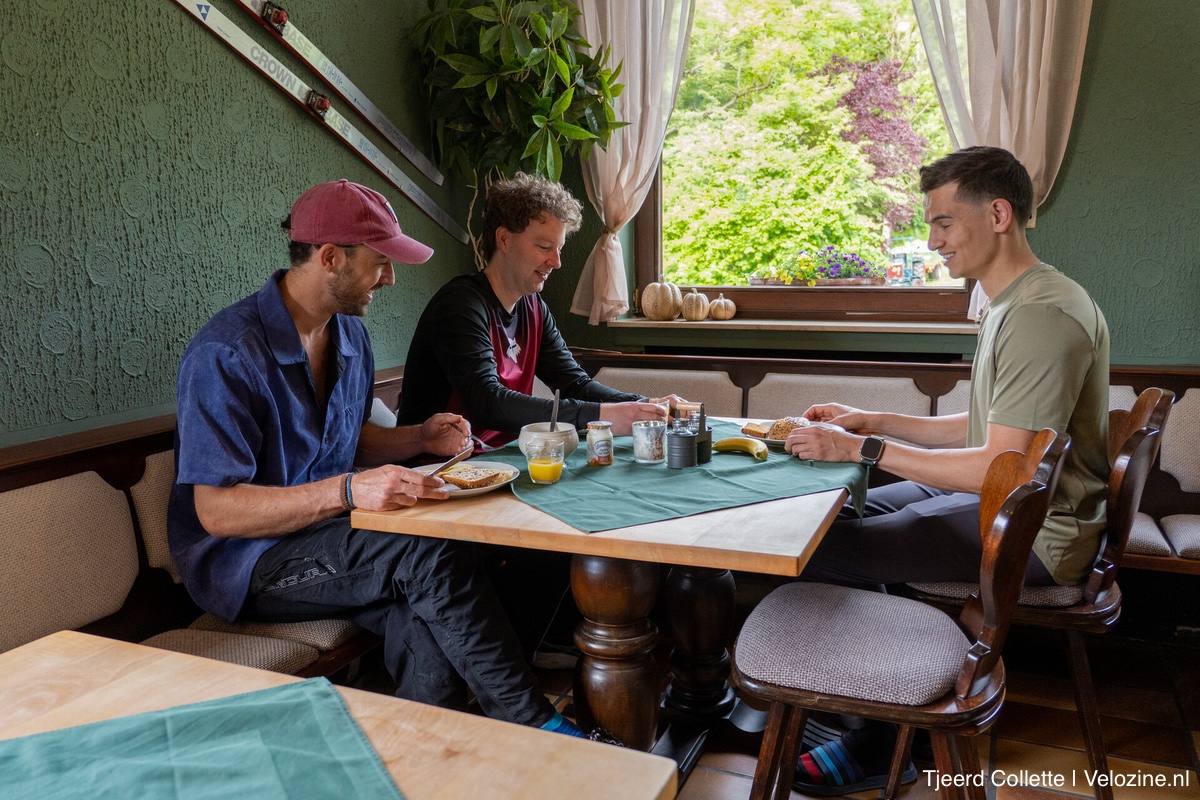 Goed ontbijt in het pension